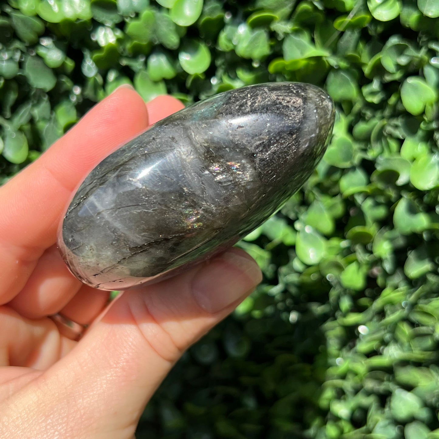 Labradorite Heart