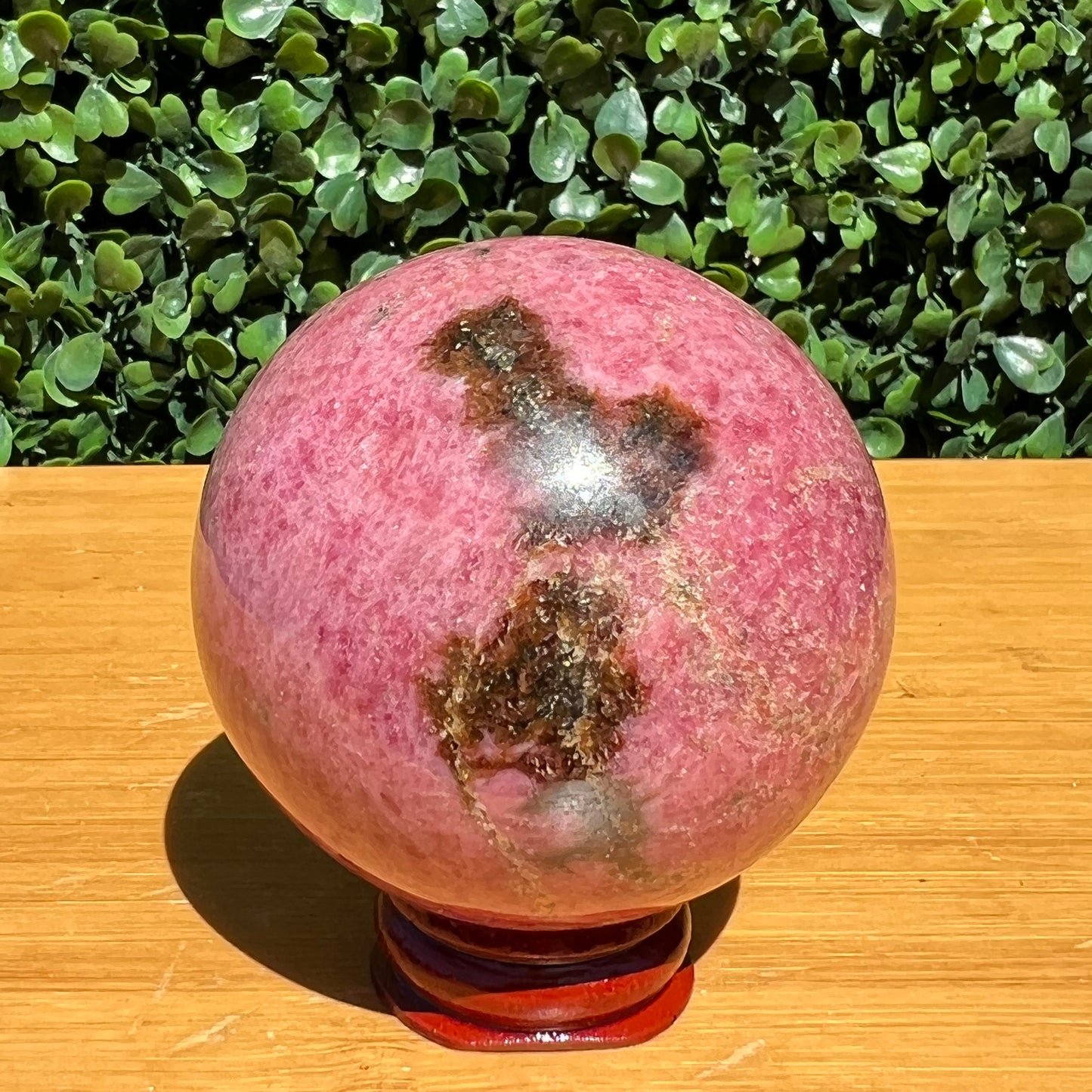 Rhodonite Sphere