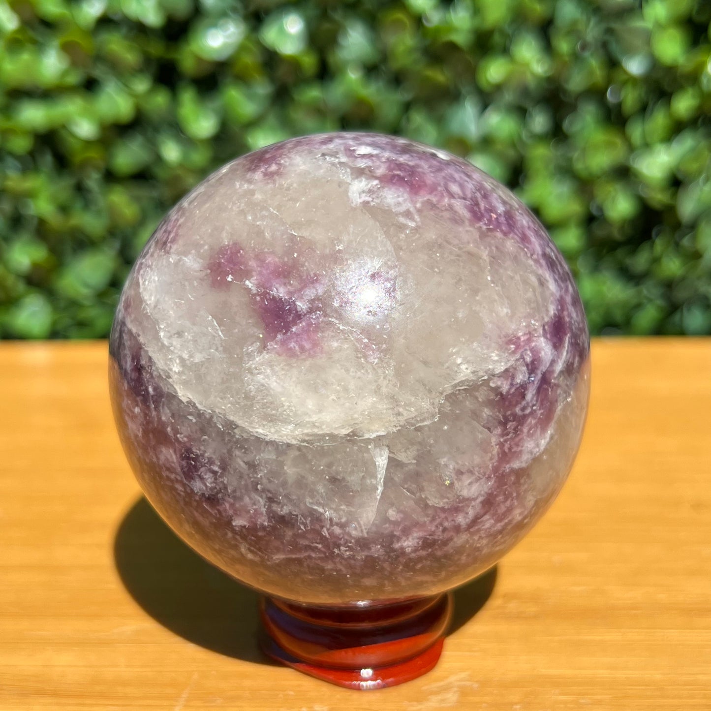 Lepidolite Sphere
