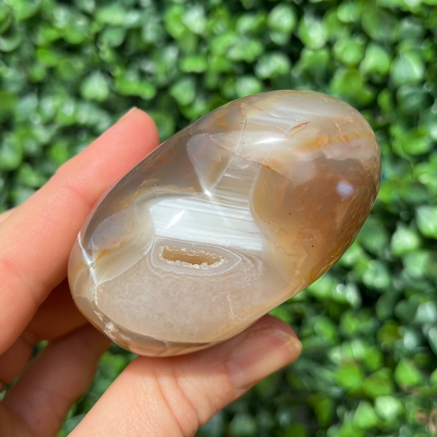 Orca Agate Heart