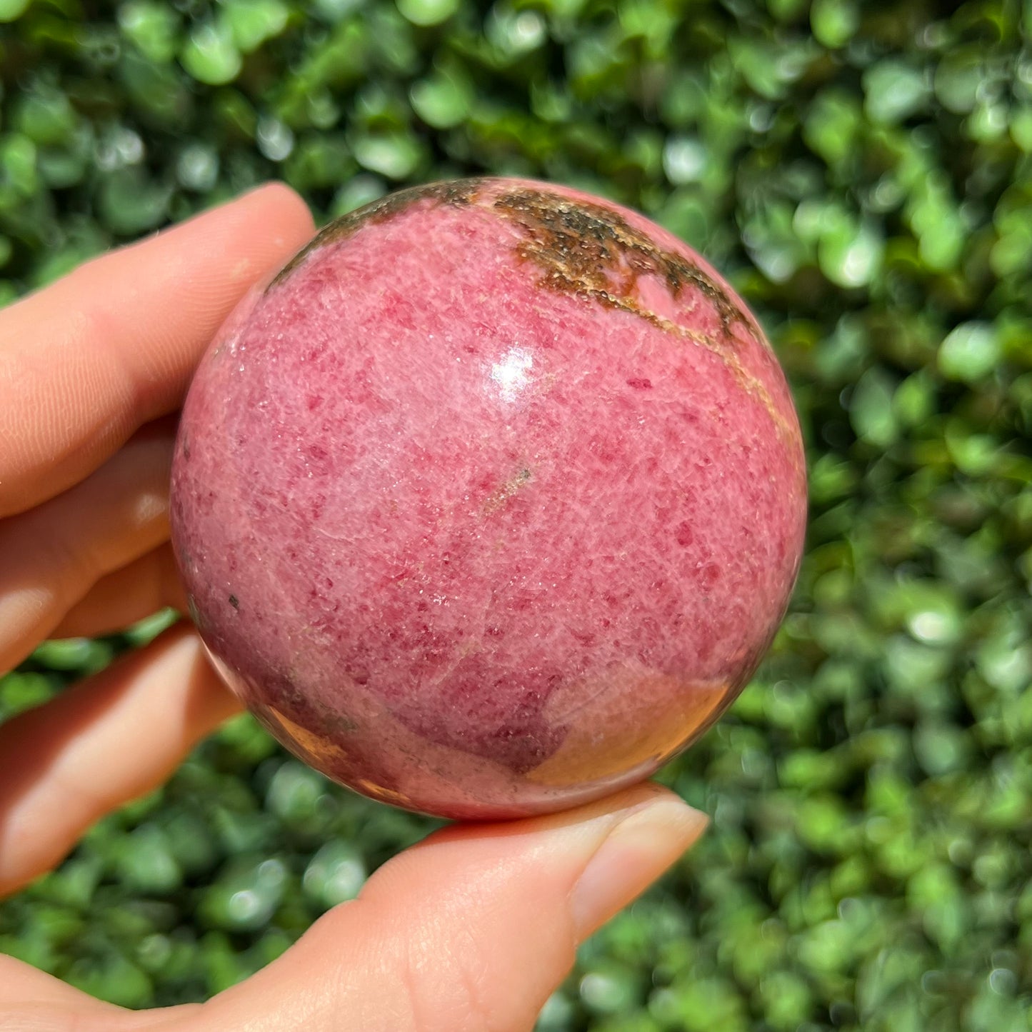 Rhodonite Sphere