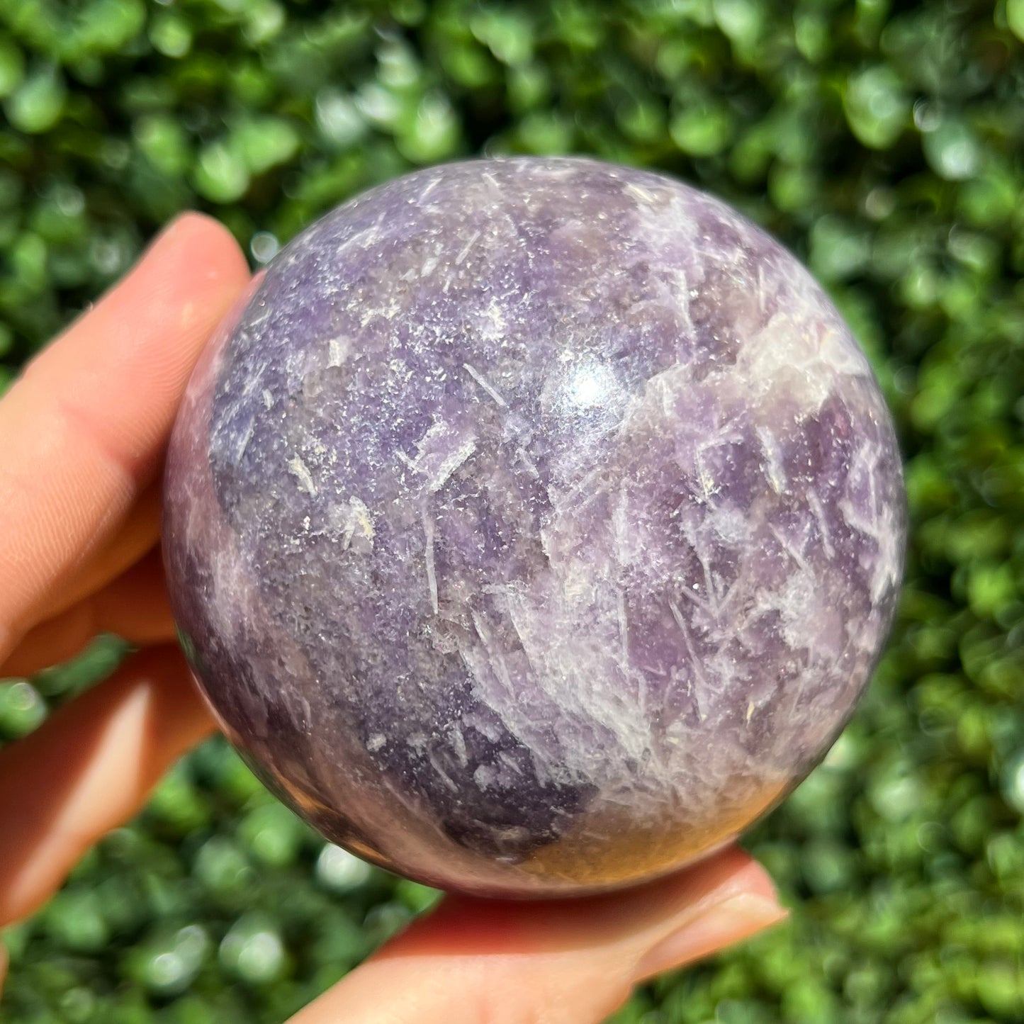 Lepidolite Sphere