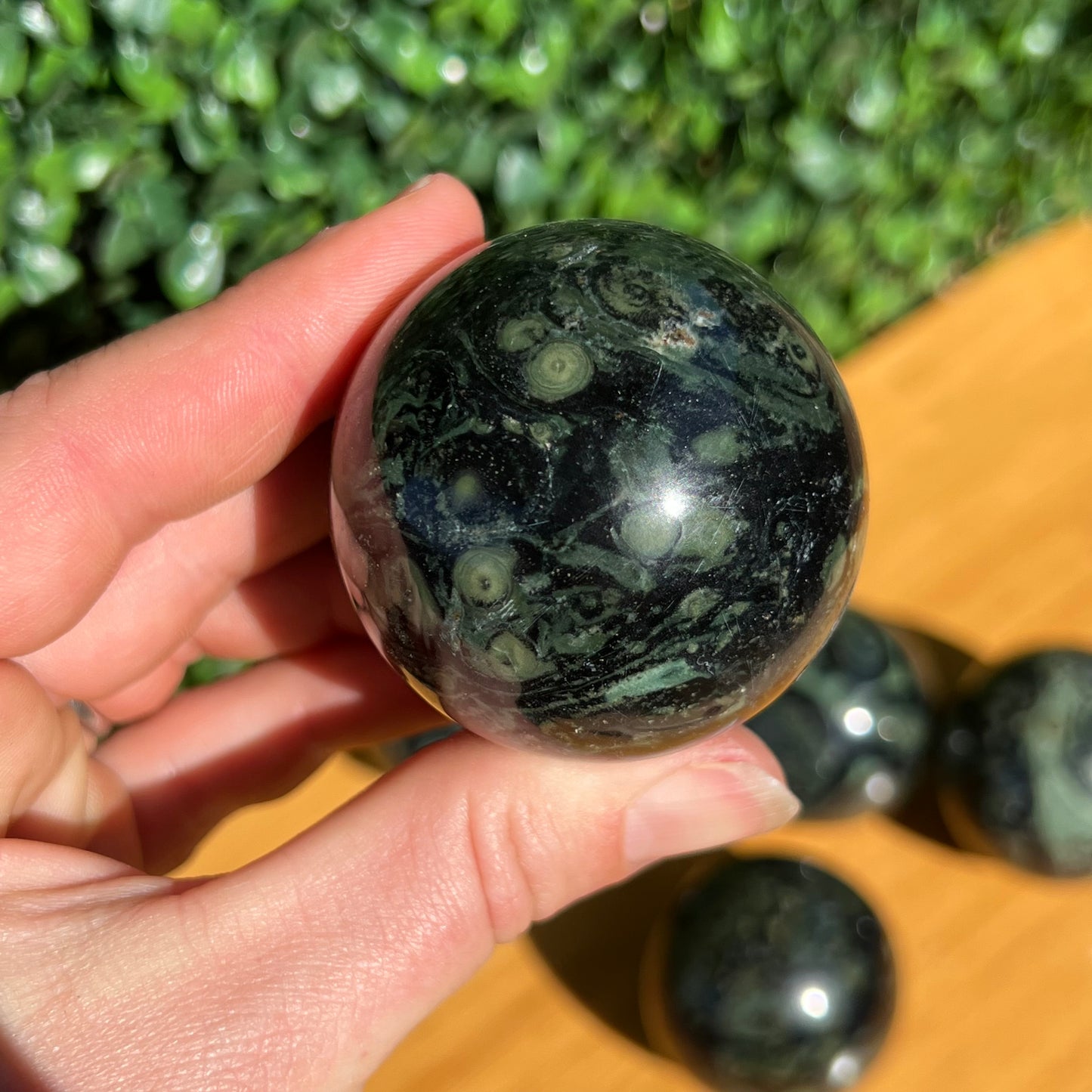 Kambaba Jasper Sphere’s