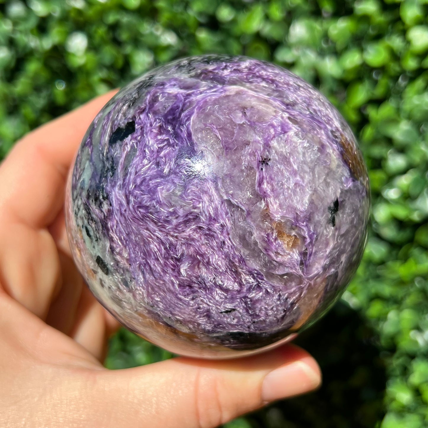 Charoite Sphere