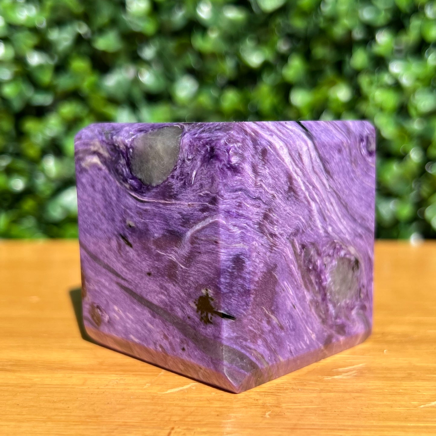 Charoite Cube