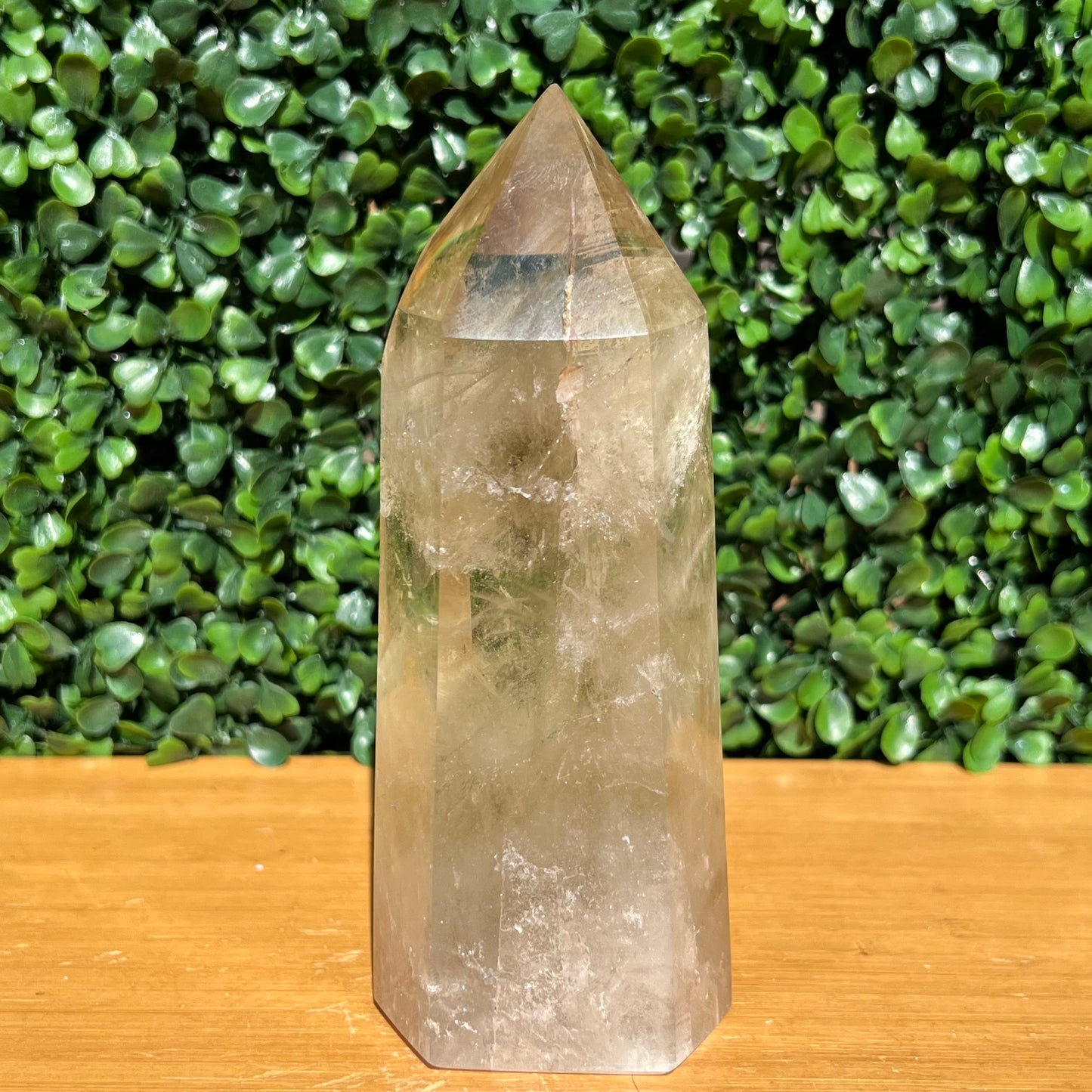 100% Natural Light Citrine Tower