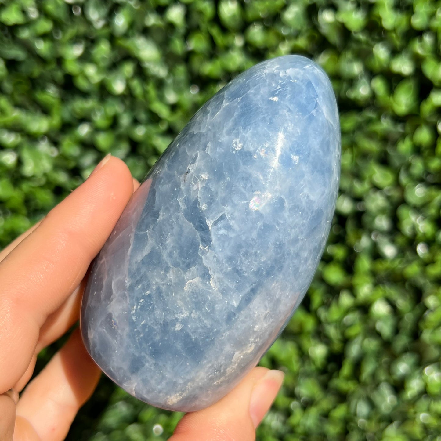 Blue Calcite Free Form
