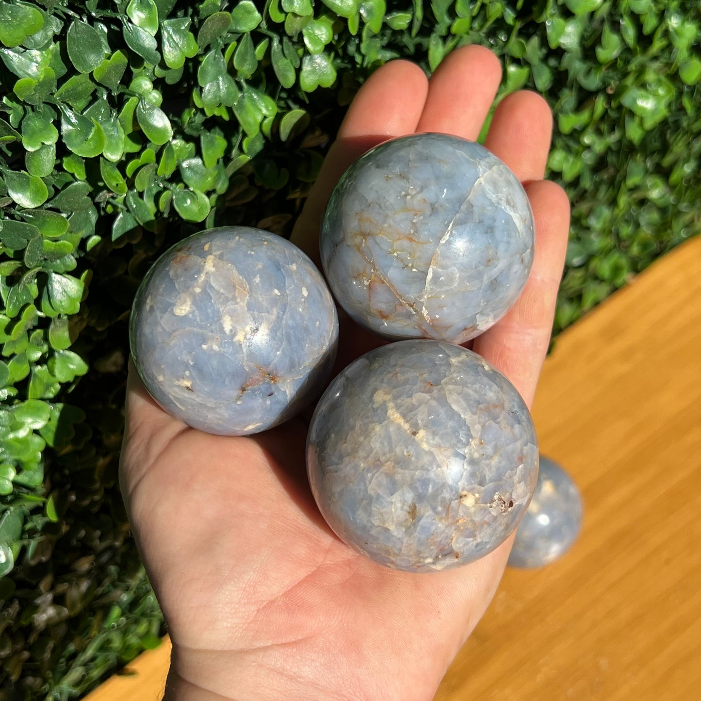 Blue Quartz Sphere’s