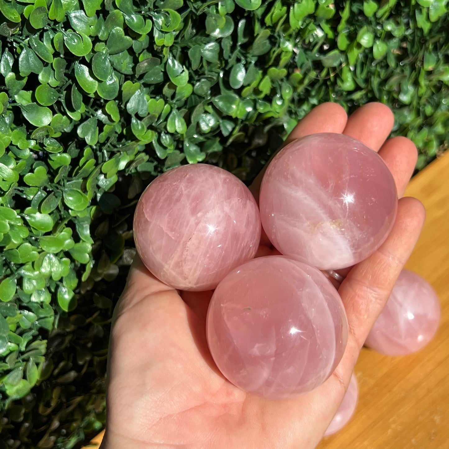 Rose Quartz Sphere’s