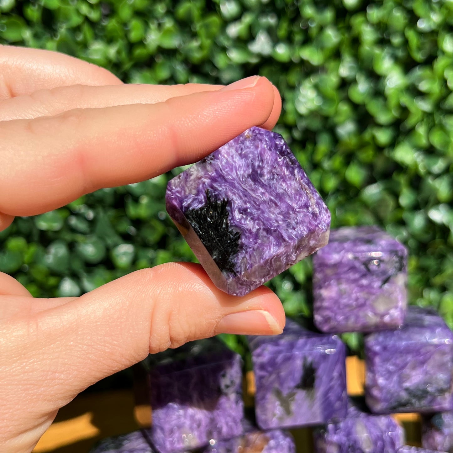 Charoite Cubes