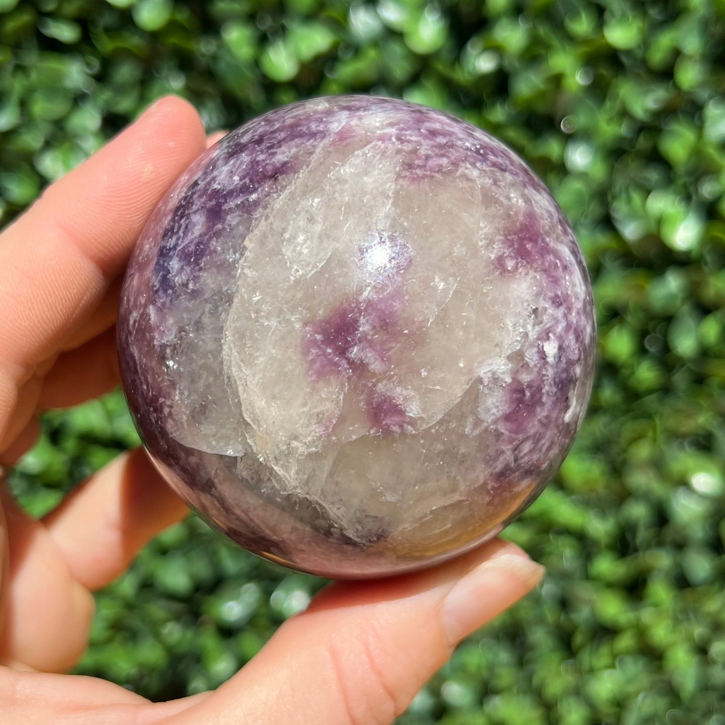 Lepidolite Sphere