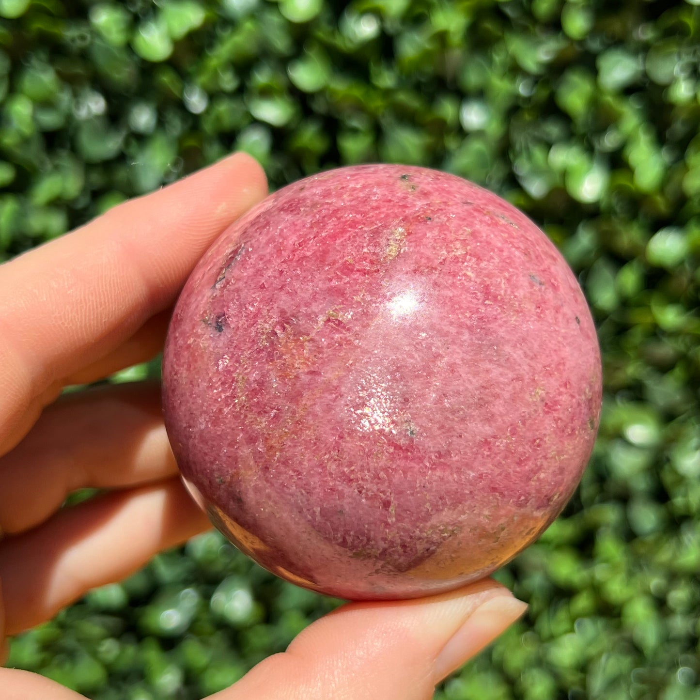 Rhodonite Sphere