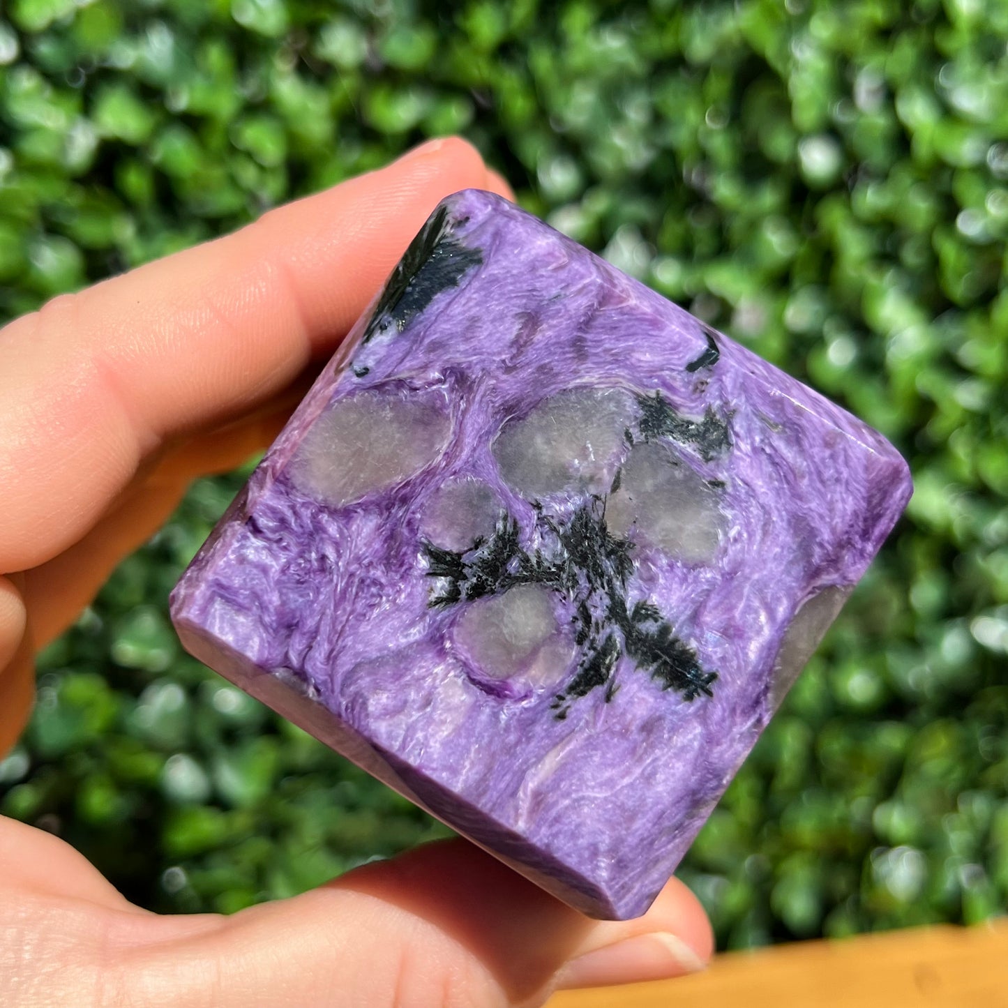 Charoite Cube