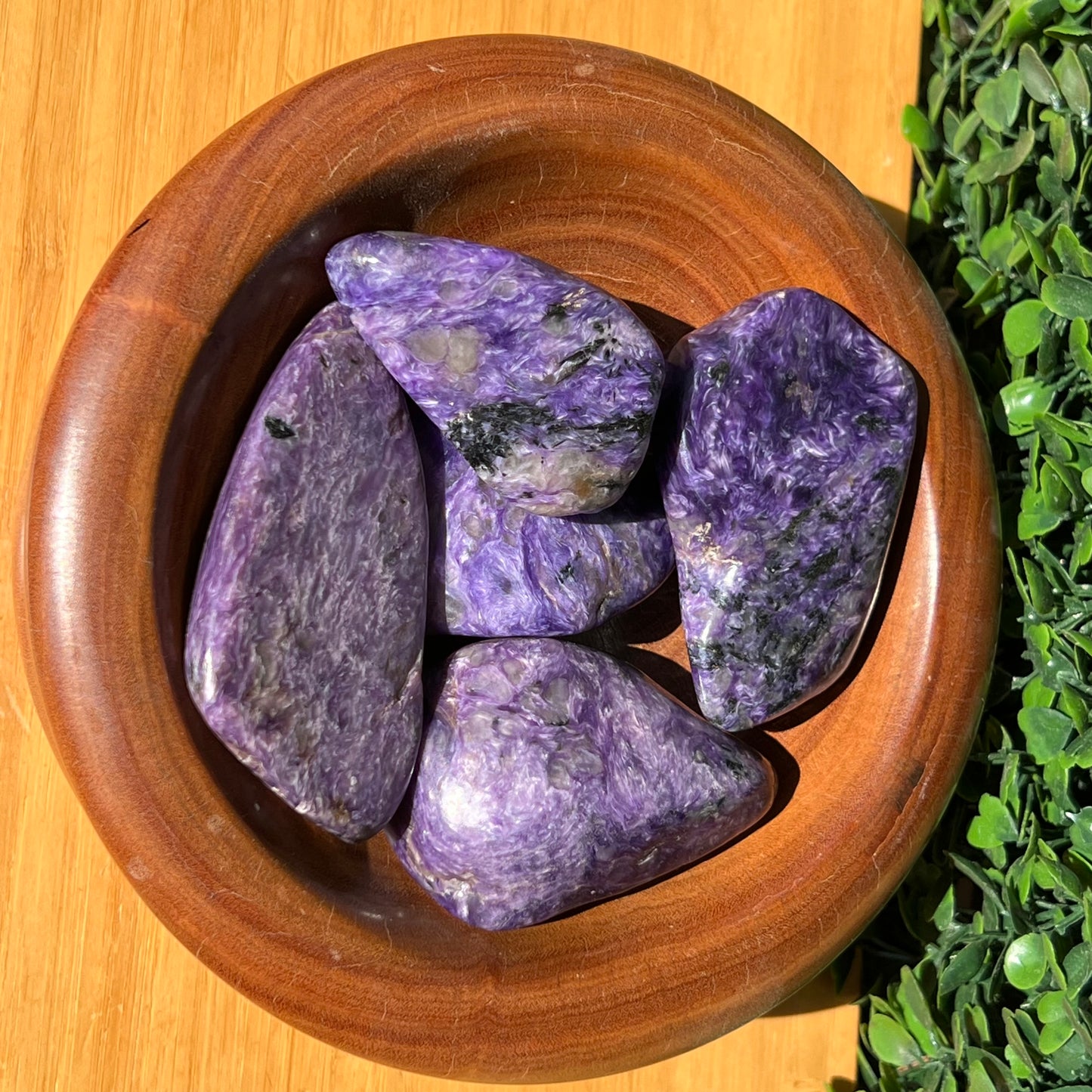 Charoite Palm Stone’s