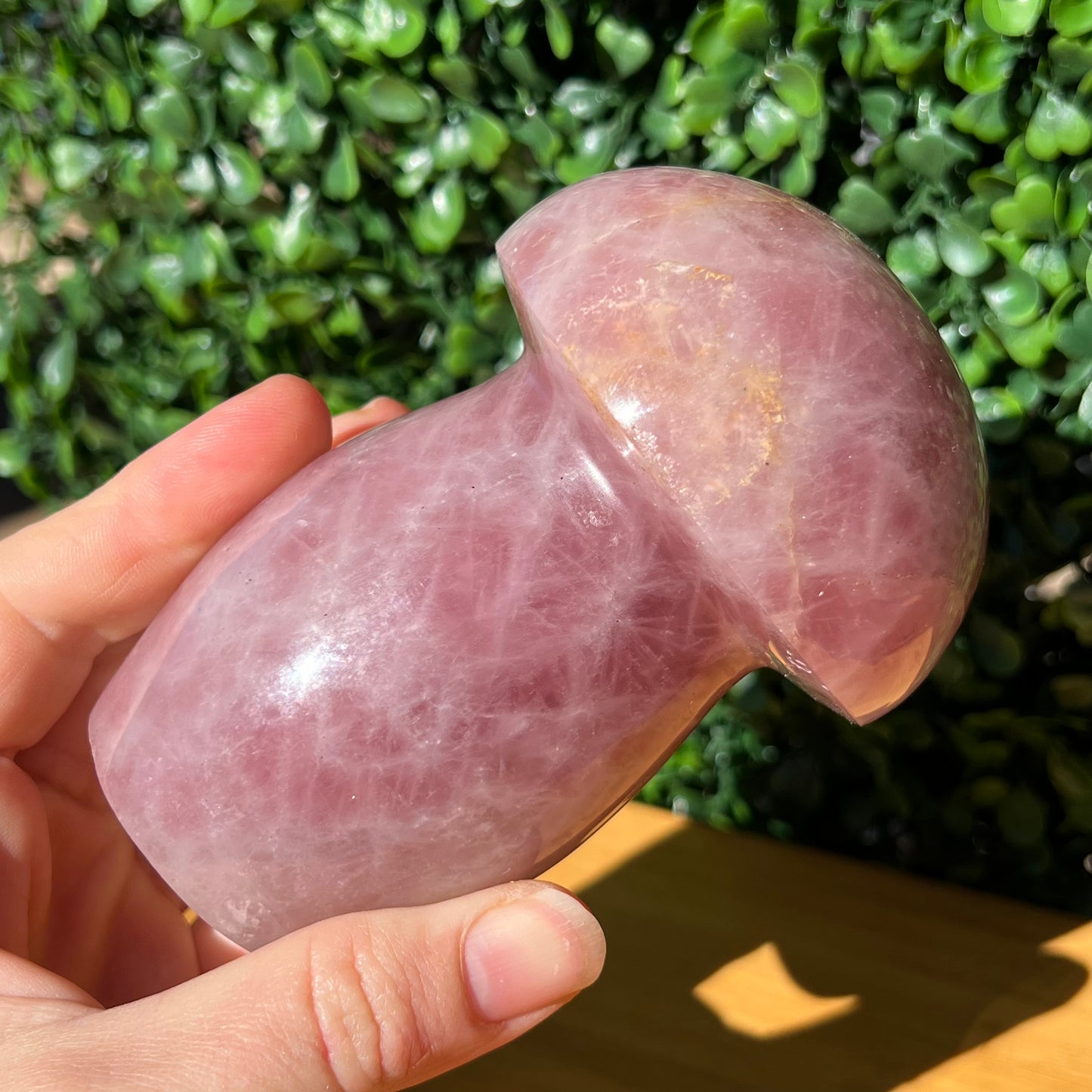 Rose Quartz Mushroom