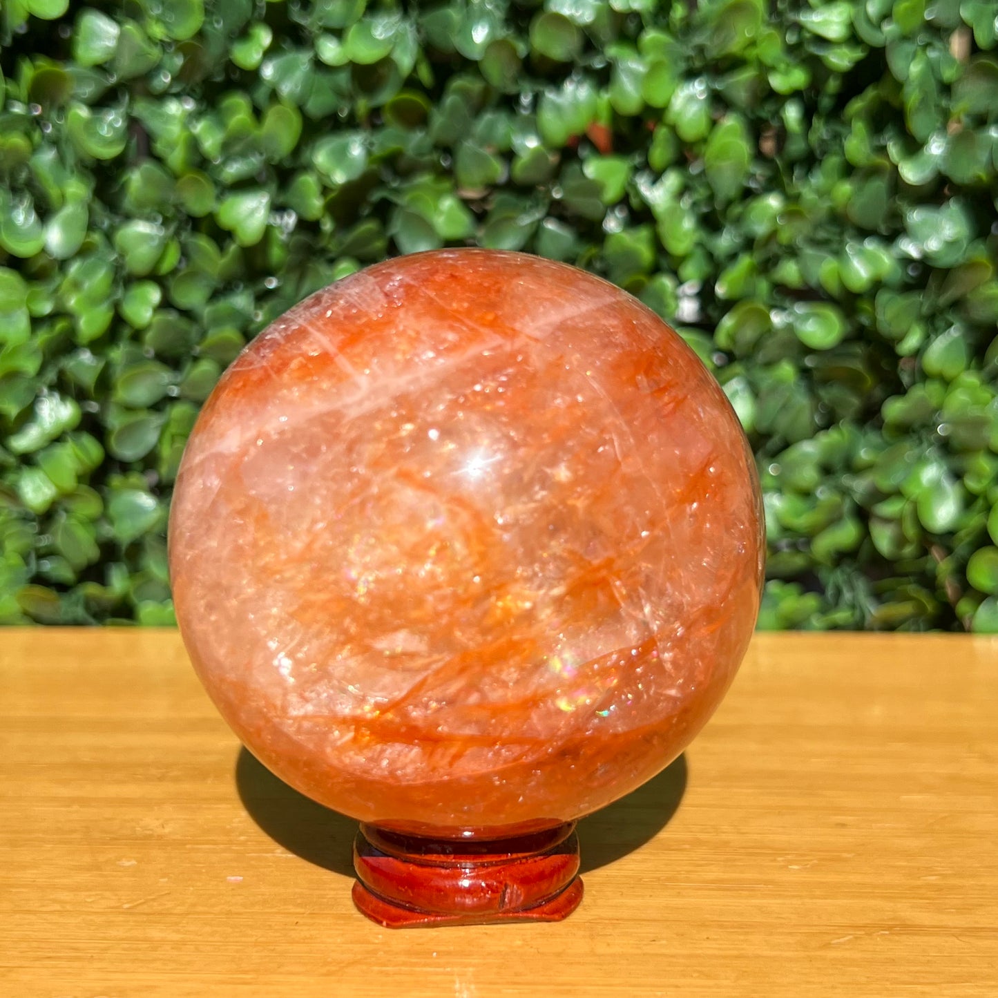 Fire Quartz Sphere