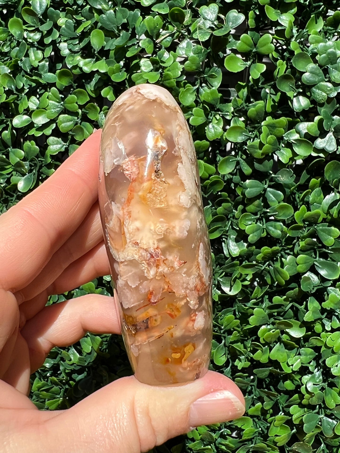 Flower Agate Free Form