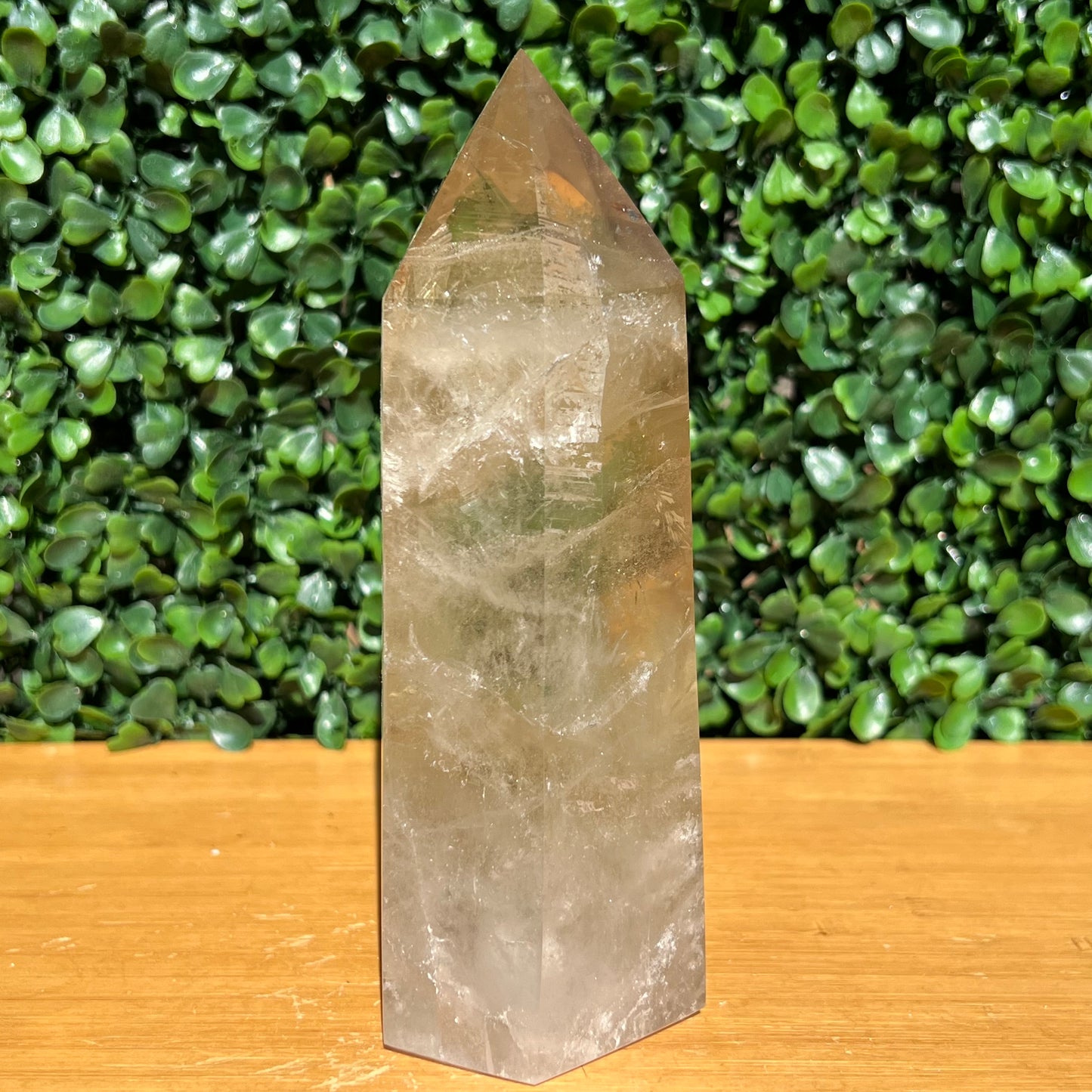 100% Natural Light Citrine Tower