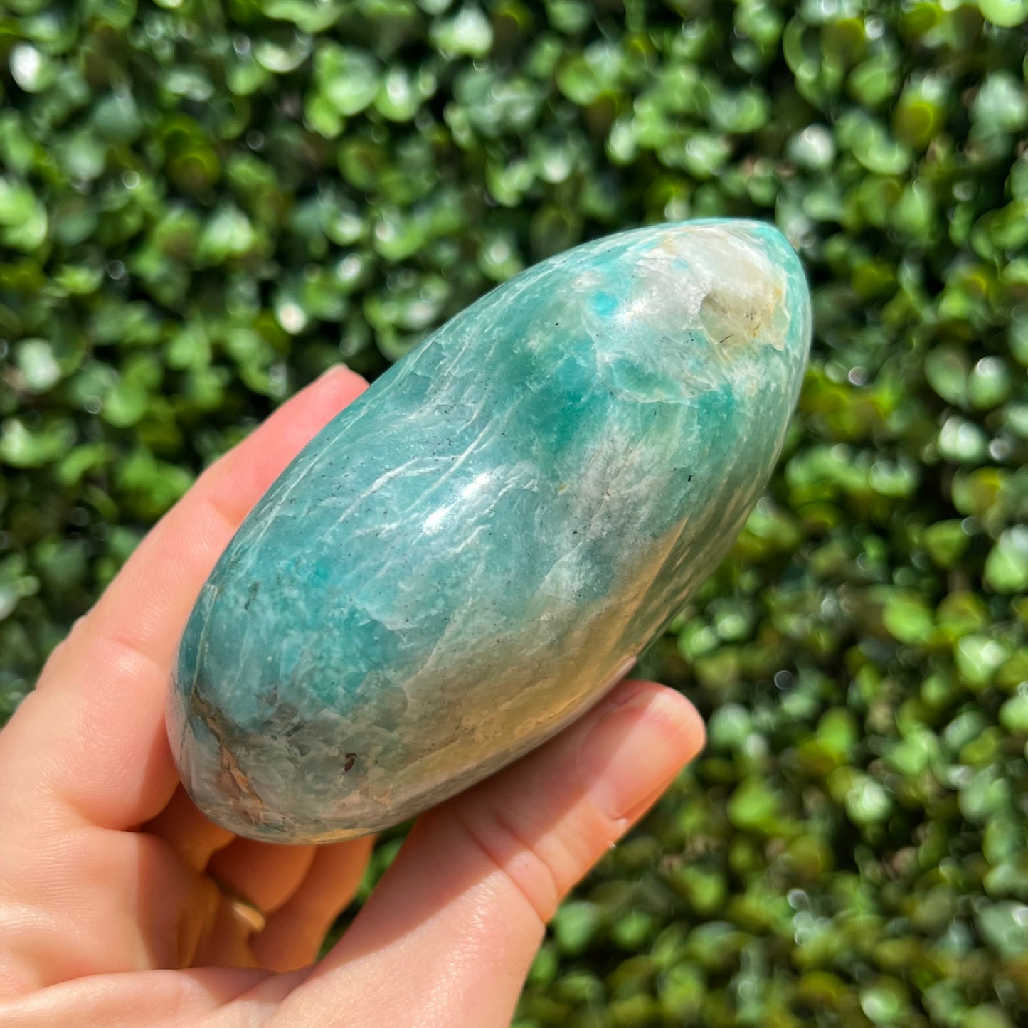 Amazonite Crystal Heart