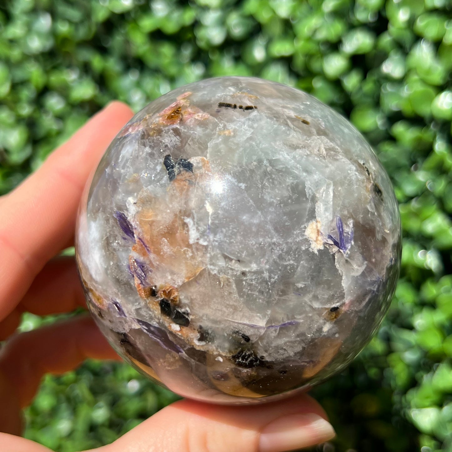 Lepidolite Mix Sphere