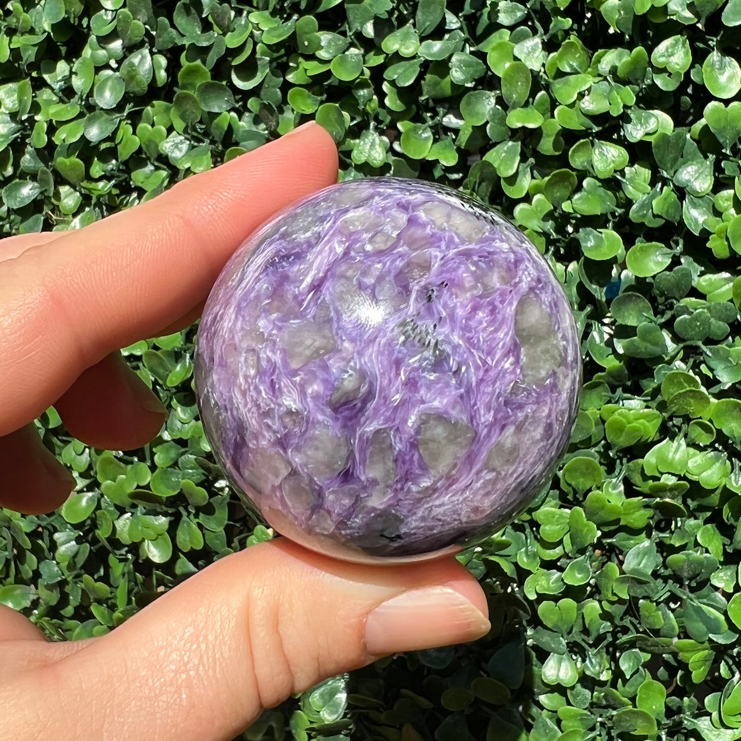 Charoite Sphere