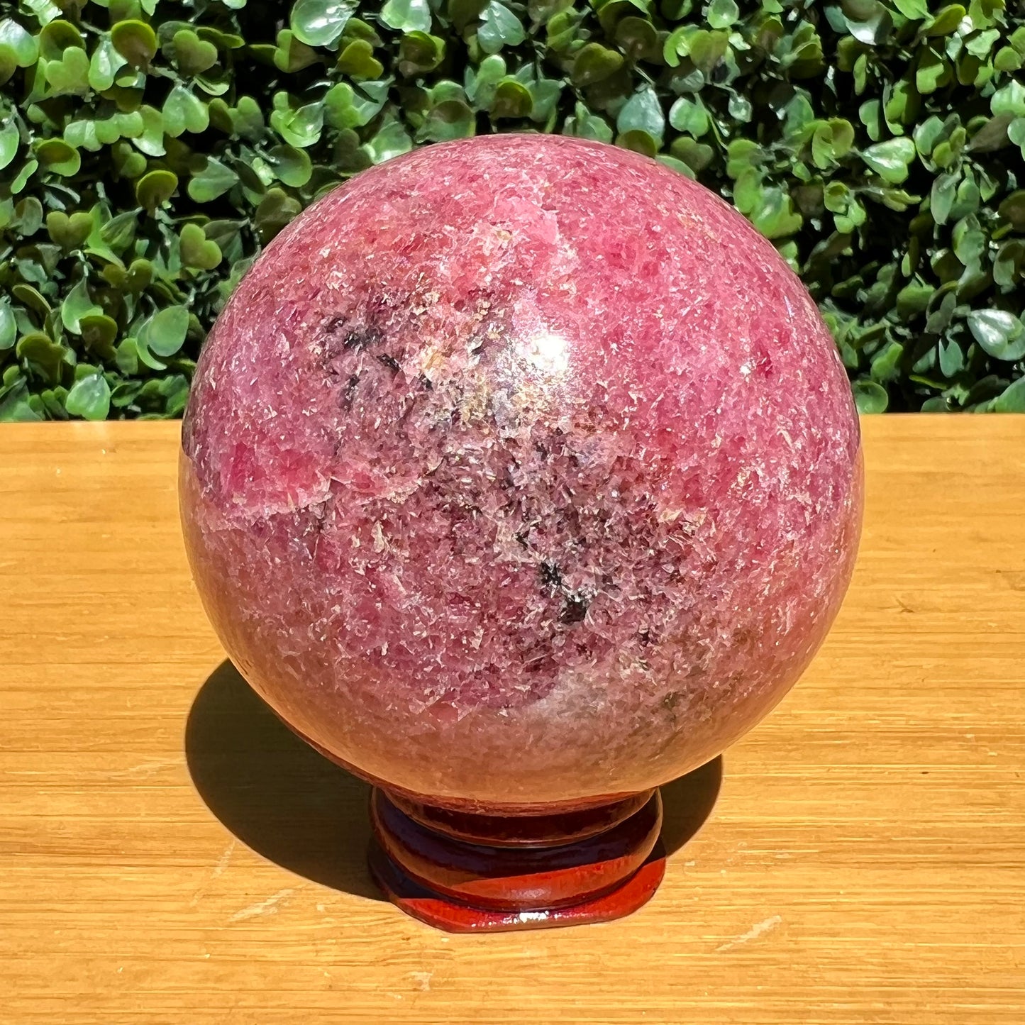 Rhodonite Sphere