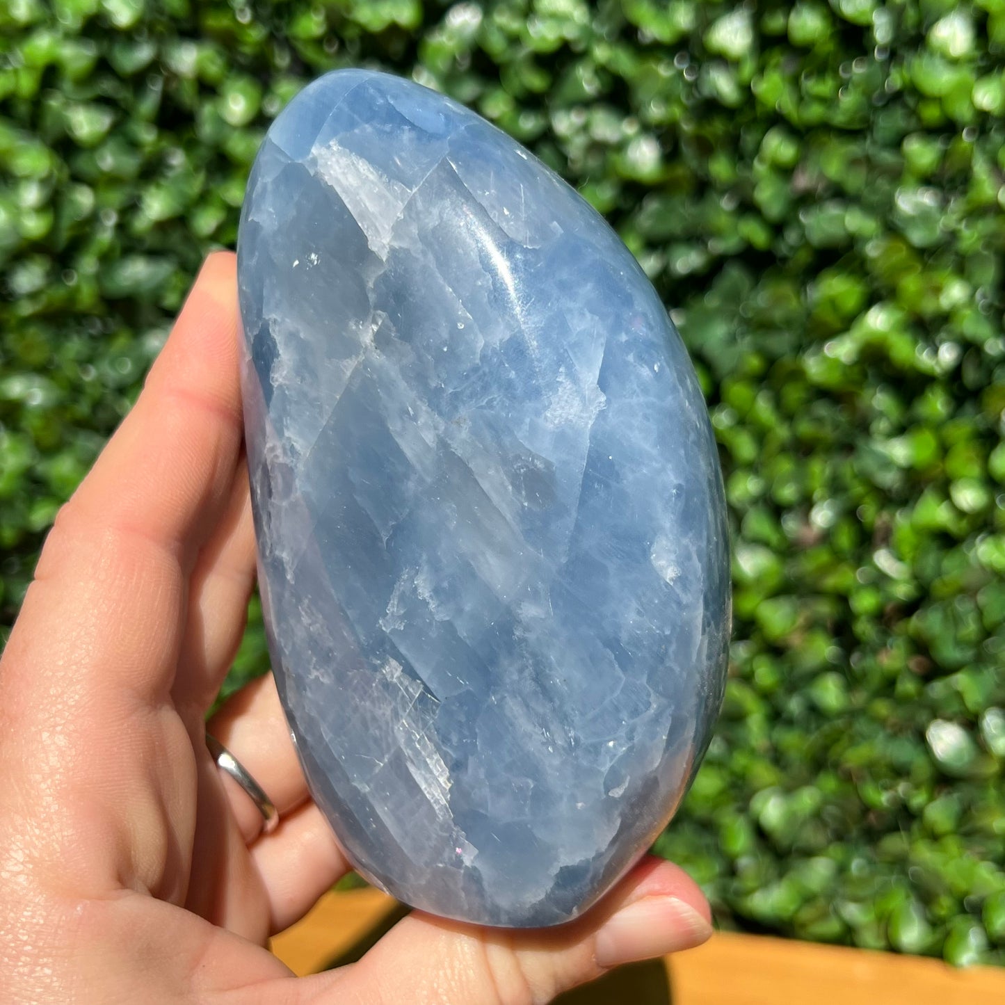 Blue Calcite Free Form