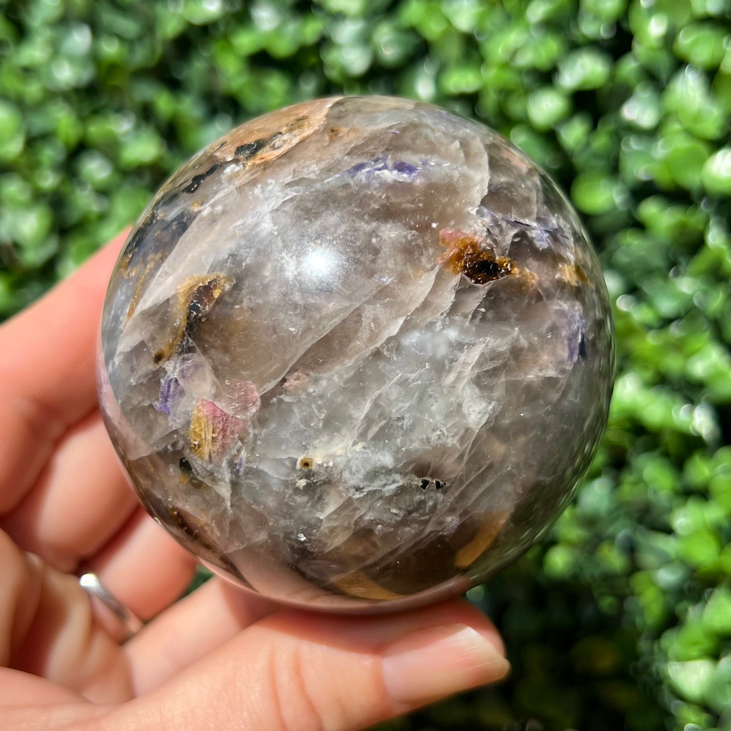 Lepidolite Mix Sphere