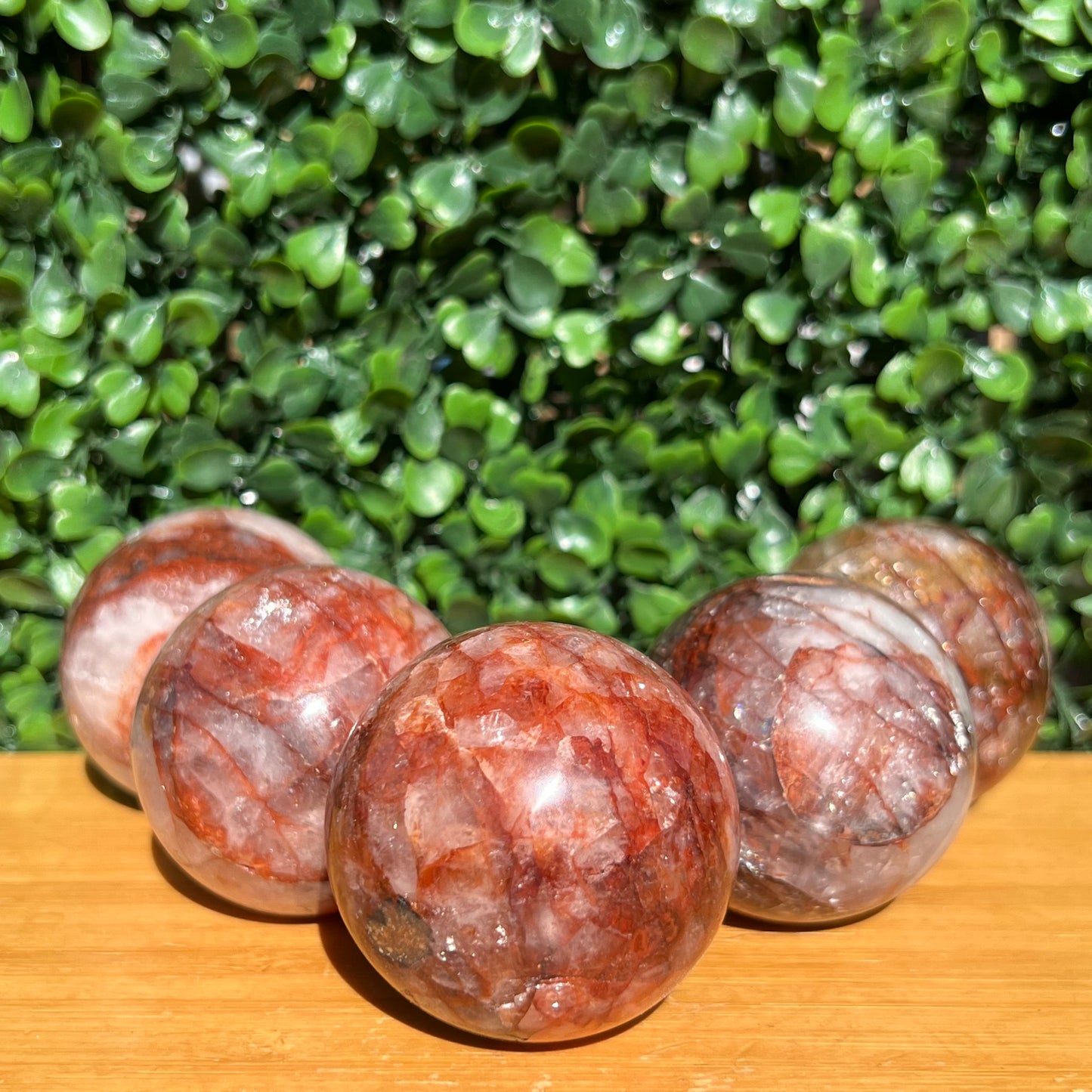 Fire Quartz Sphere’s
