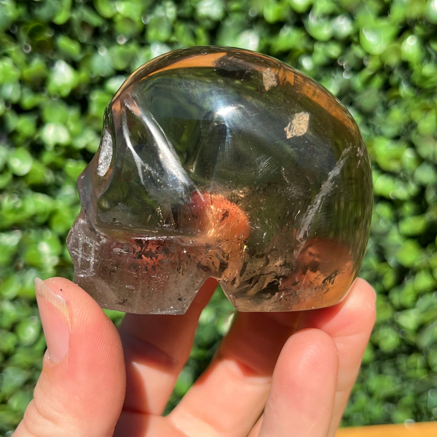 Smokey Quartz Skull
