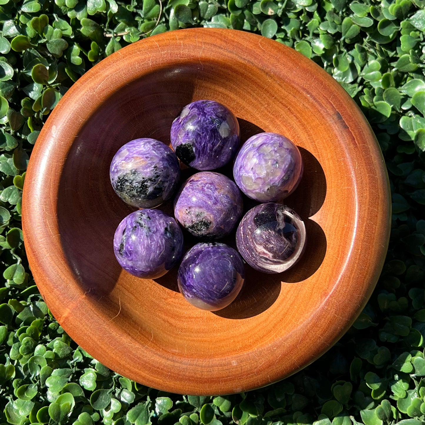 Charoite Sphere’s