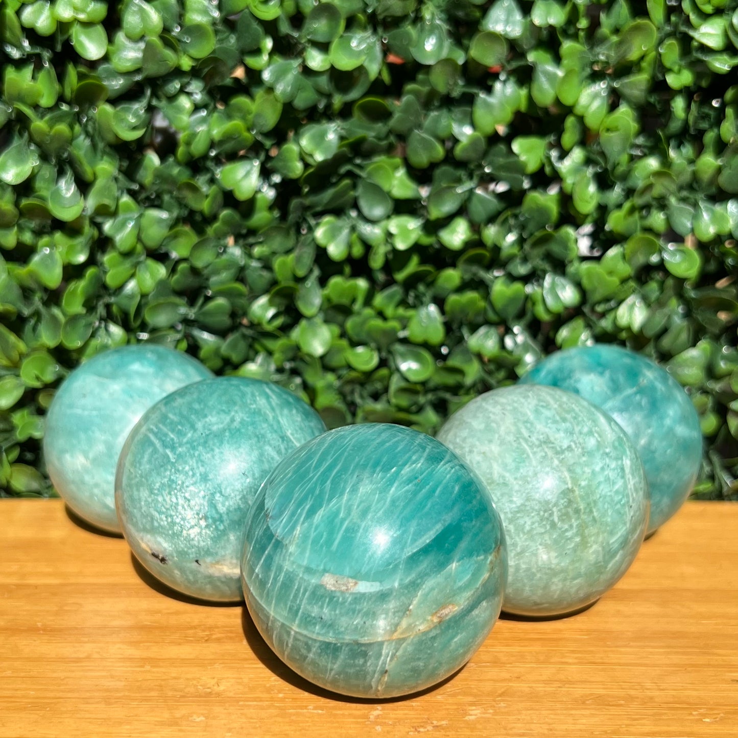 Amazonite Crystal Sphere’s