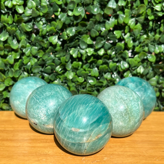 Amazonite Crystal Sphere’s
