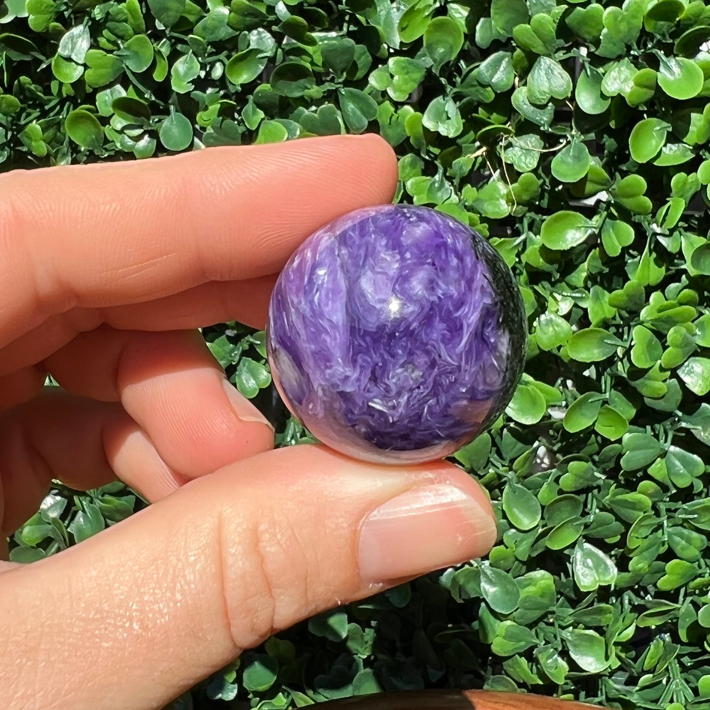 Charoite Sphere’s