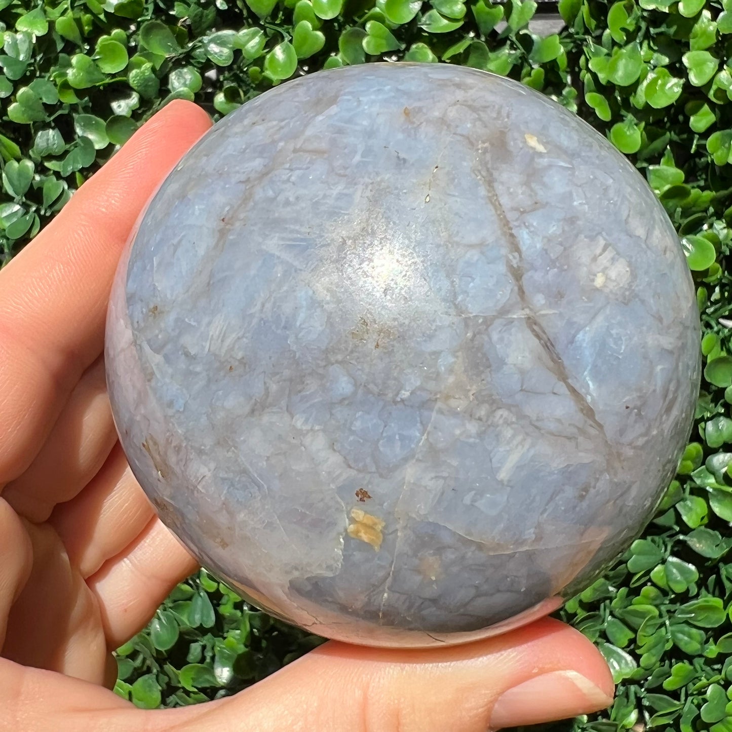 Blue Quartz Sphere