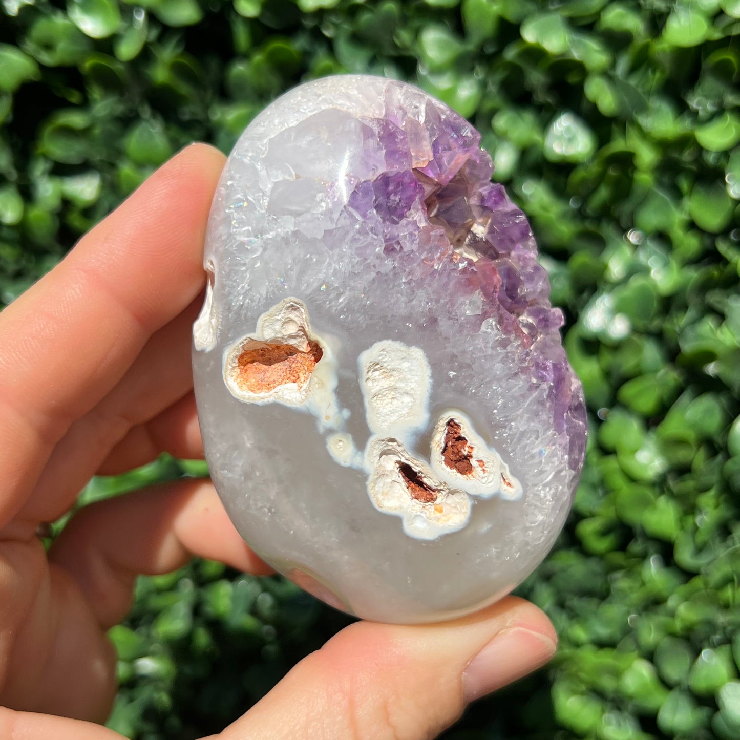Orca Agate Amethyst Free Form