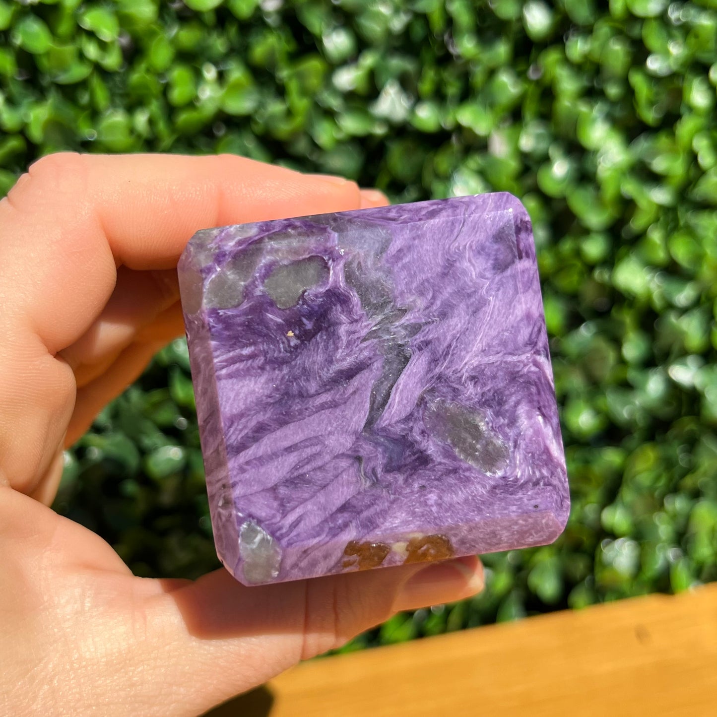 Charoite Cube