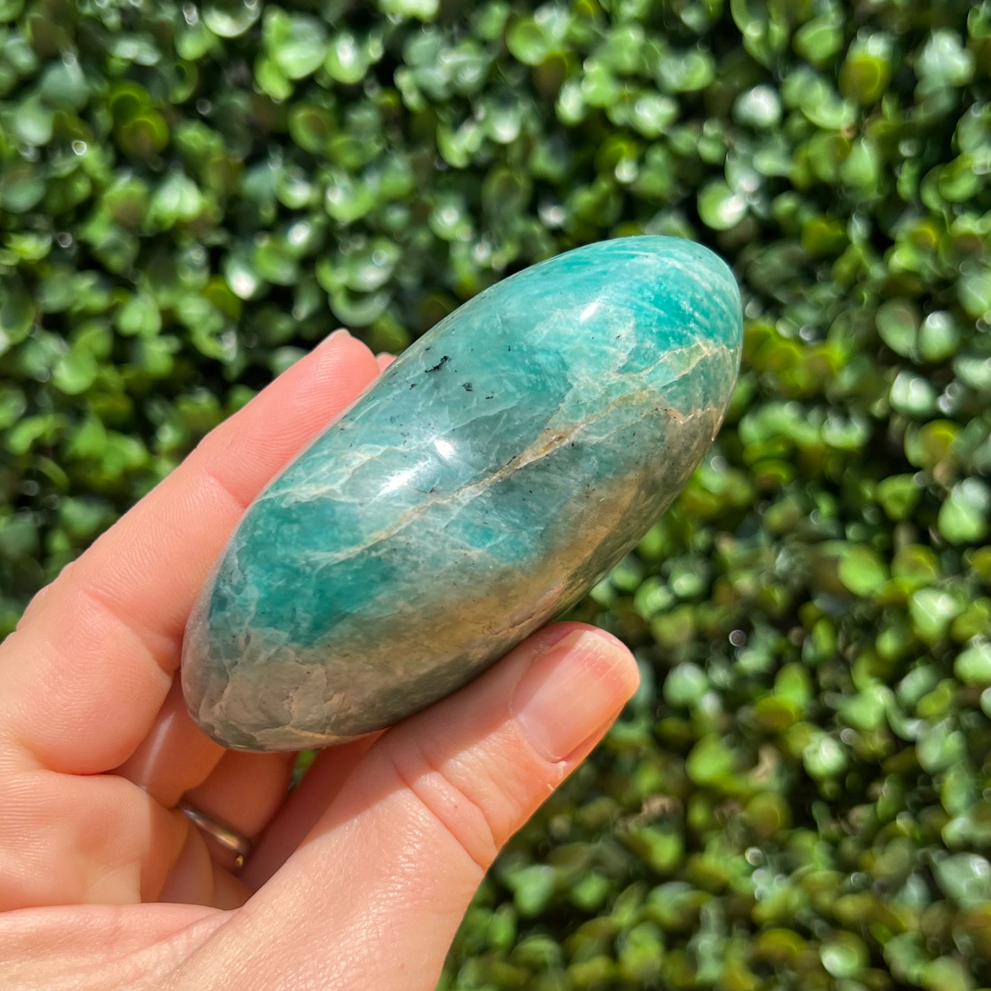 Amazonite Crystal Heart