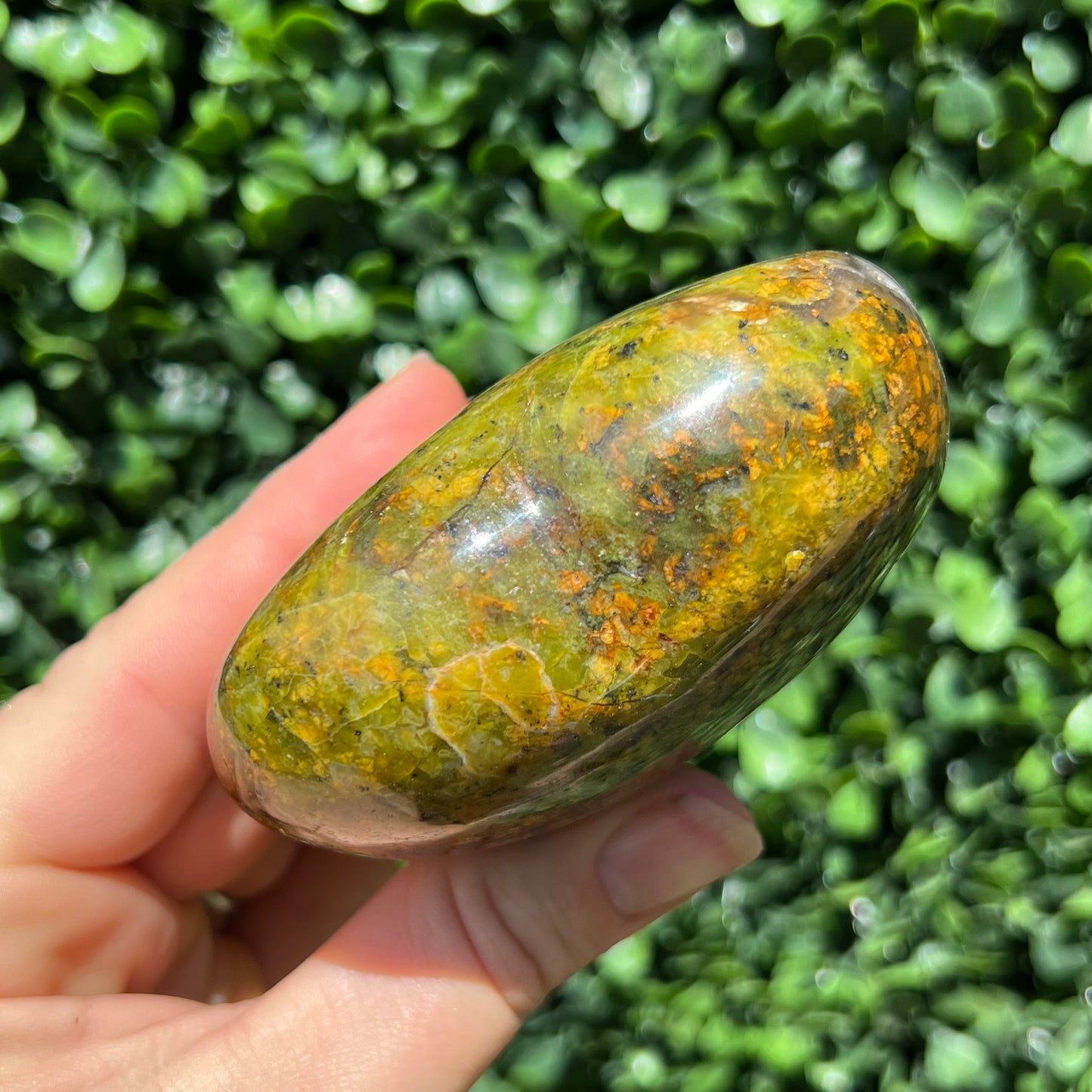 Kiwi Opal Heart