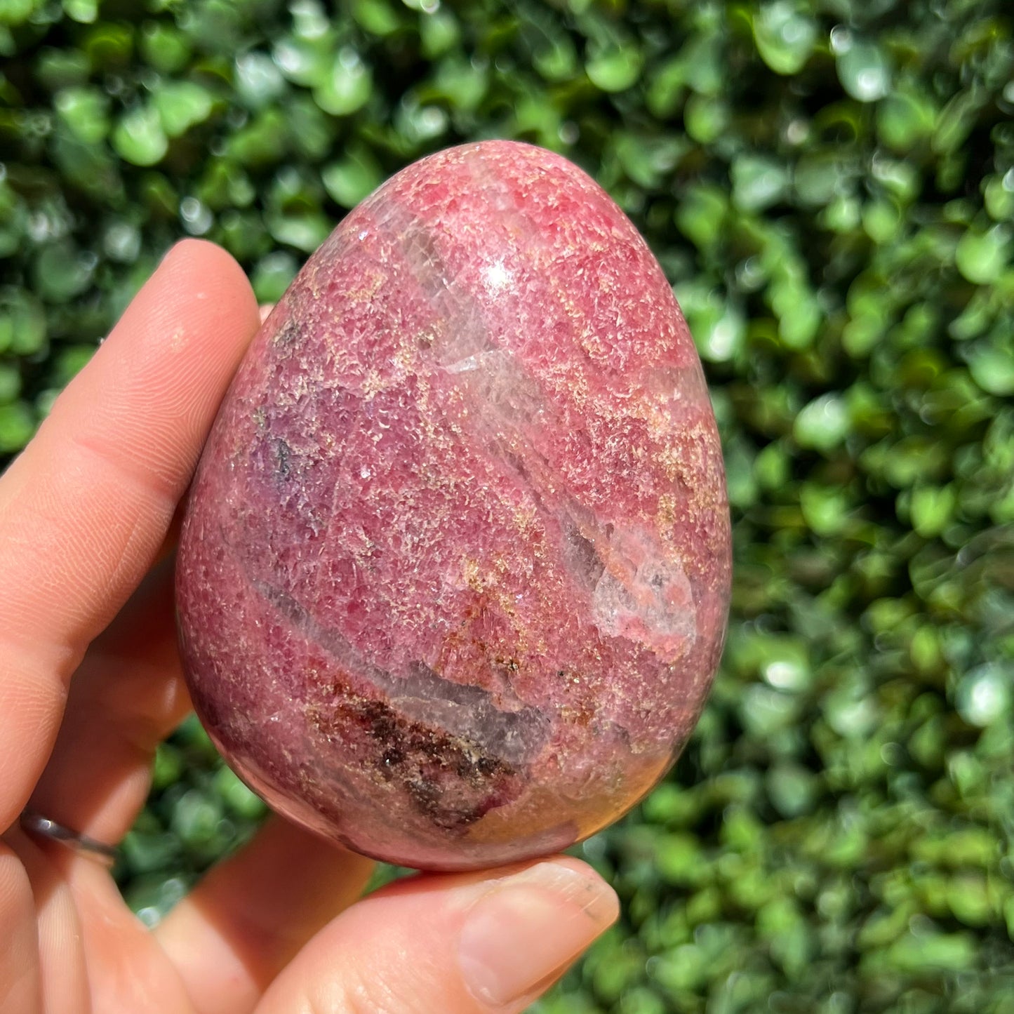 Rhodonite Egg