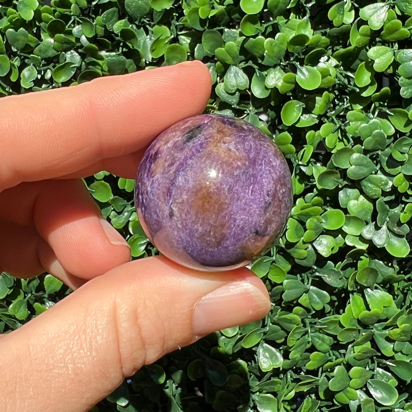 Charoite Sphere’s