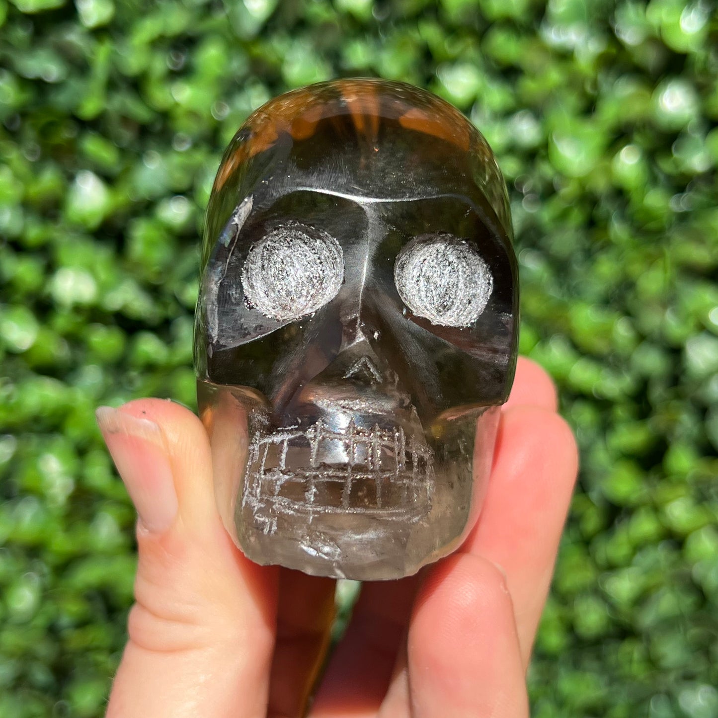 Smokey Quartz Skull