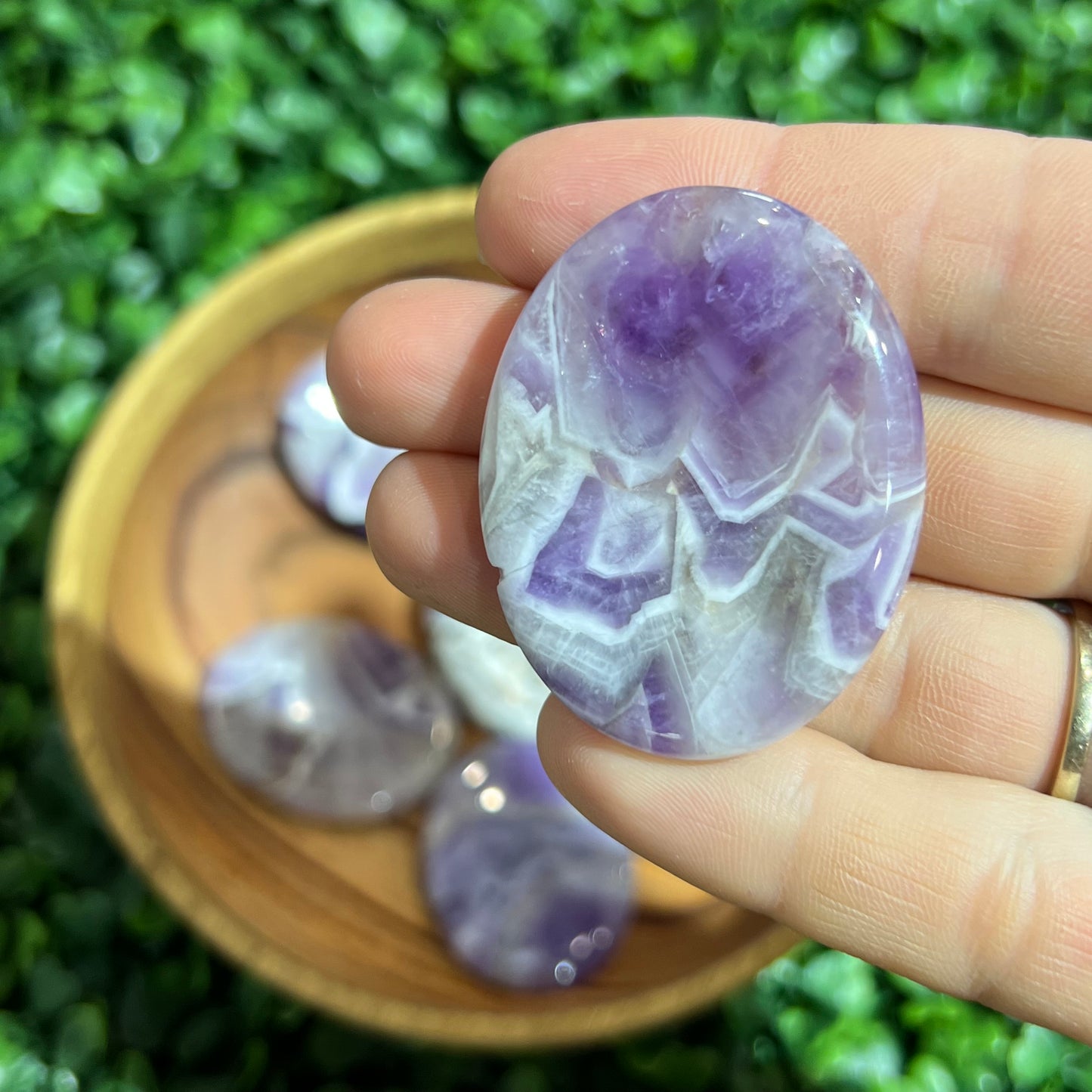 Amethyst Quartz Worry Stone’s