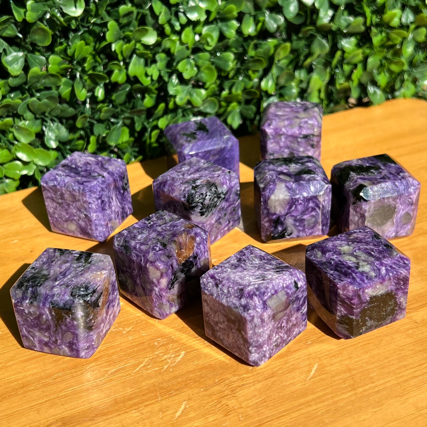 Charoite Cubes