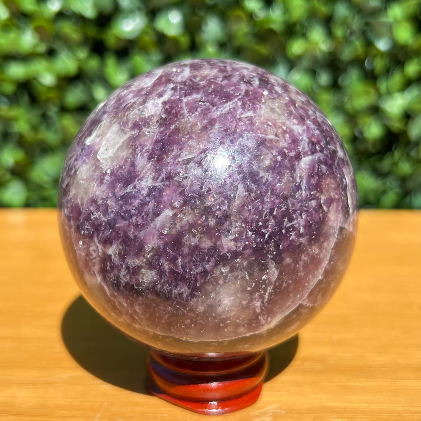 Lepidolite Sphere