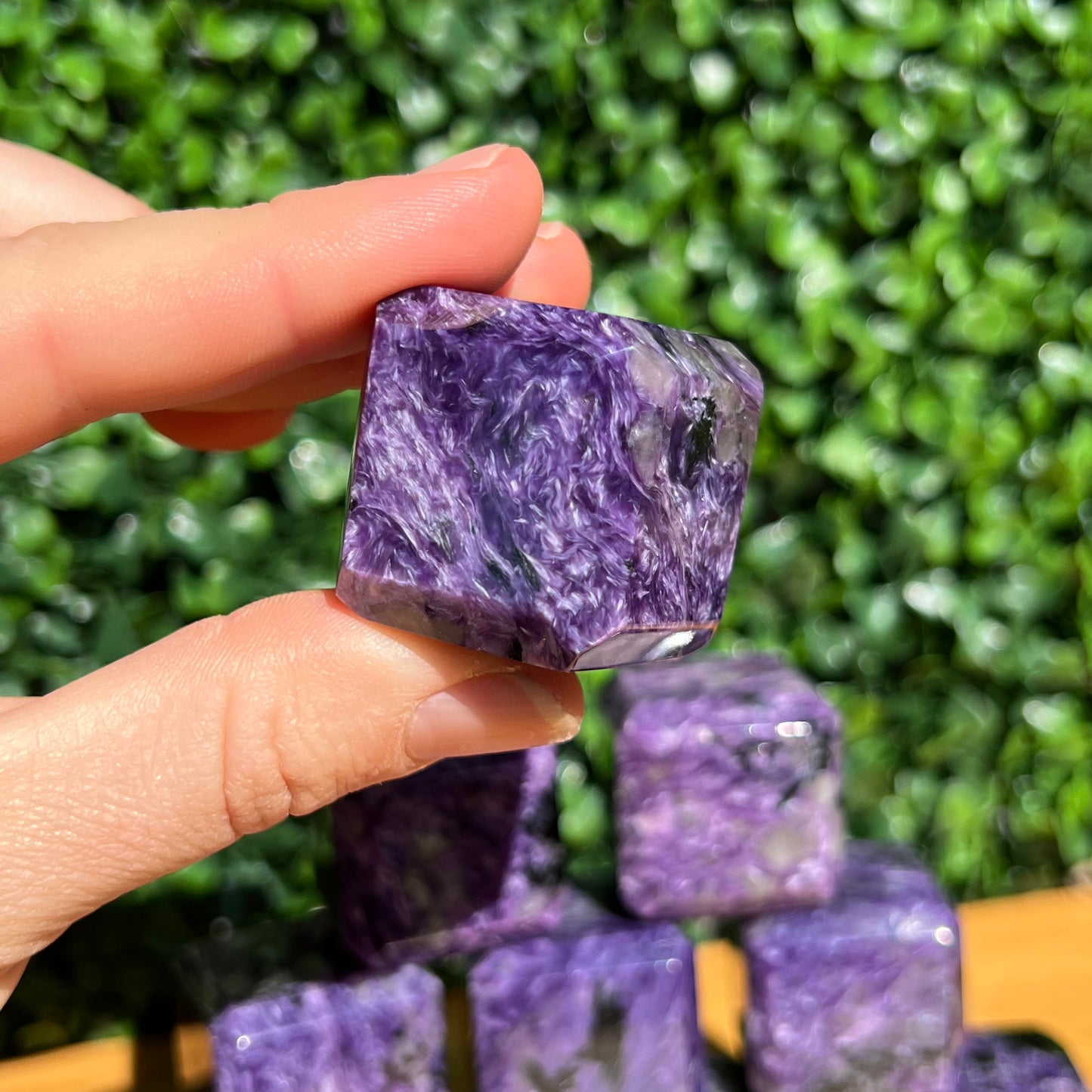 Charoite Cubes