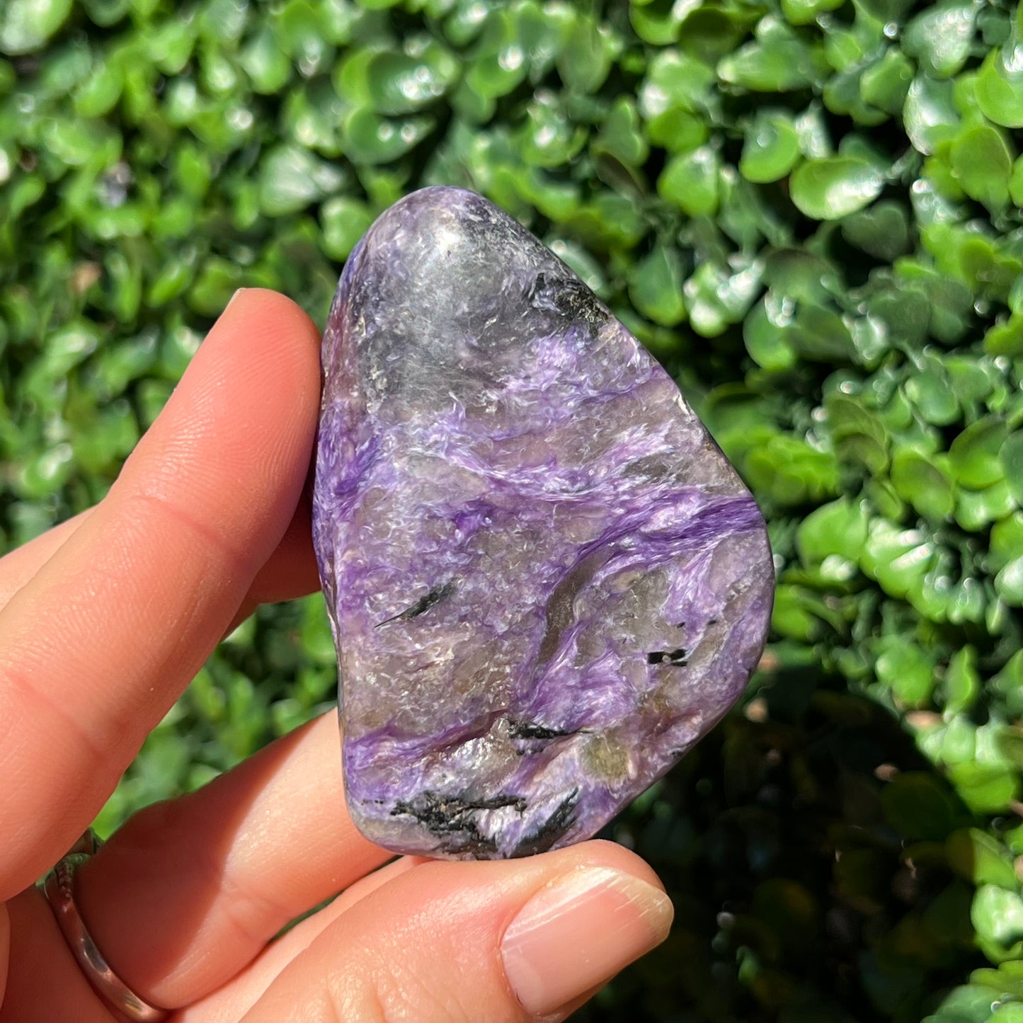 Charoite Palm Stone’s