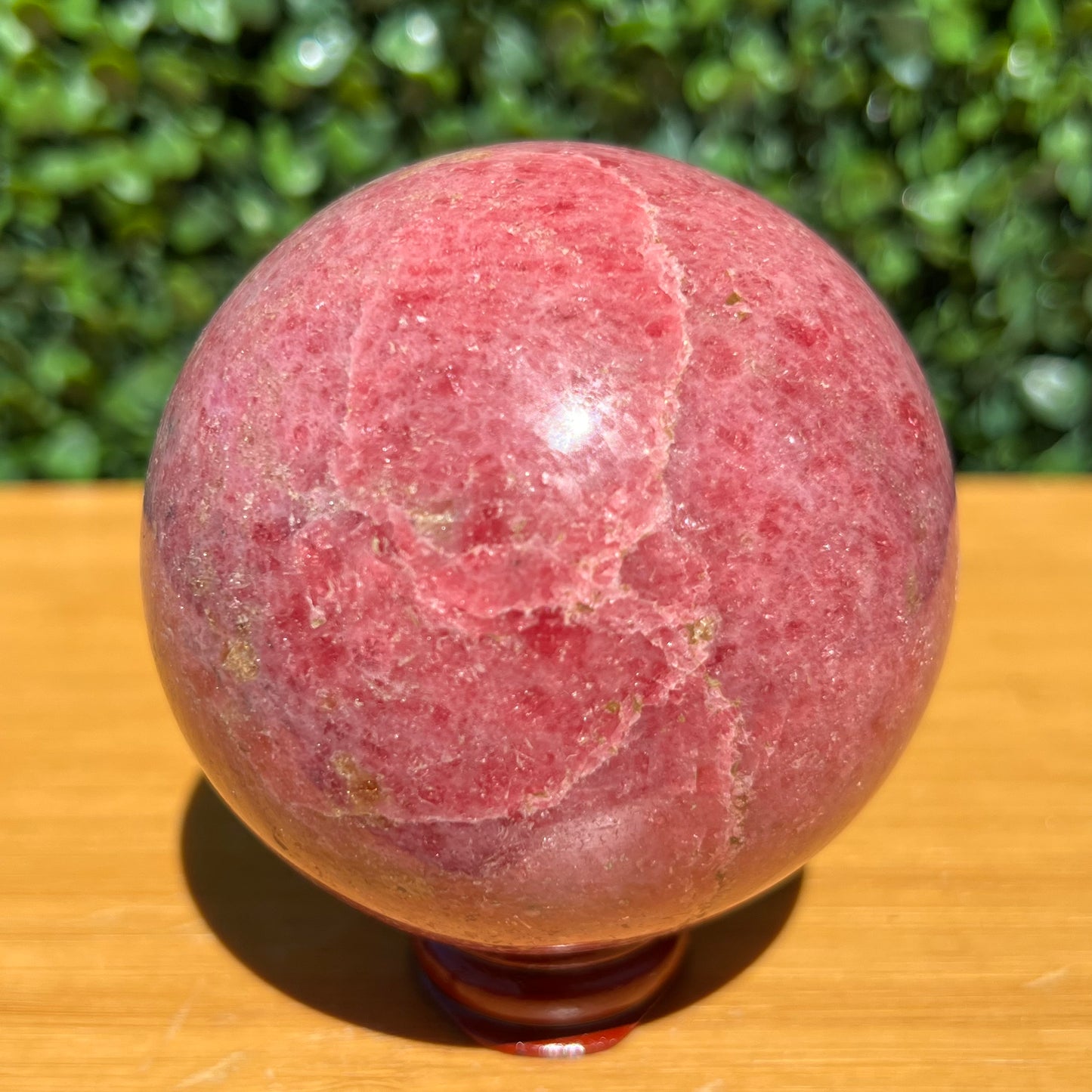Rhodonite Sphere