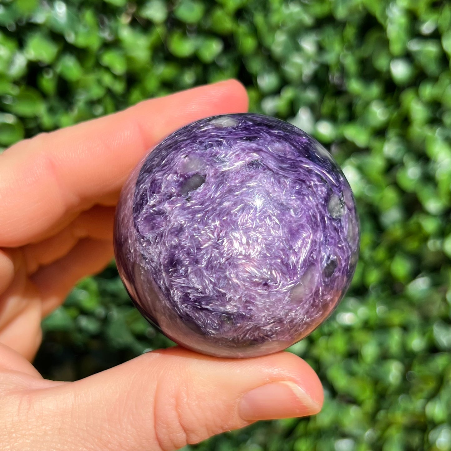 Charoite Sphere