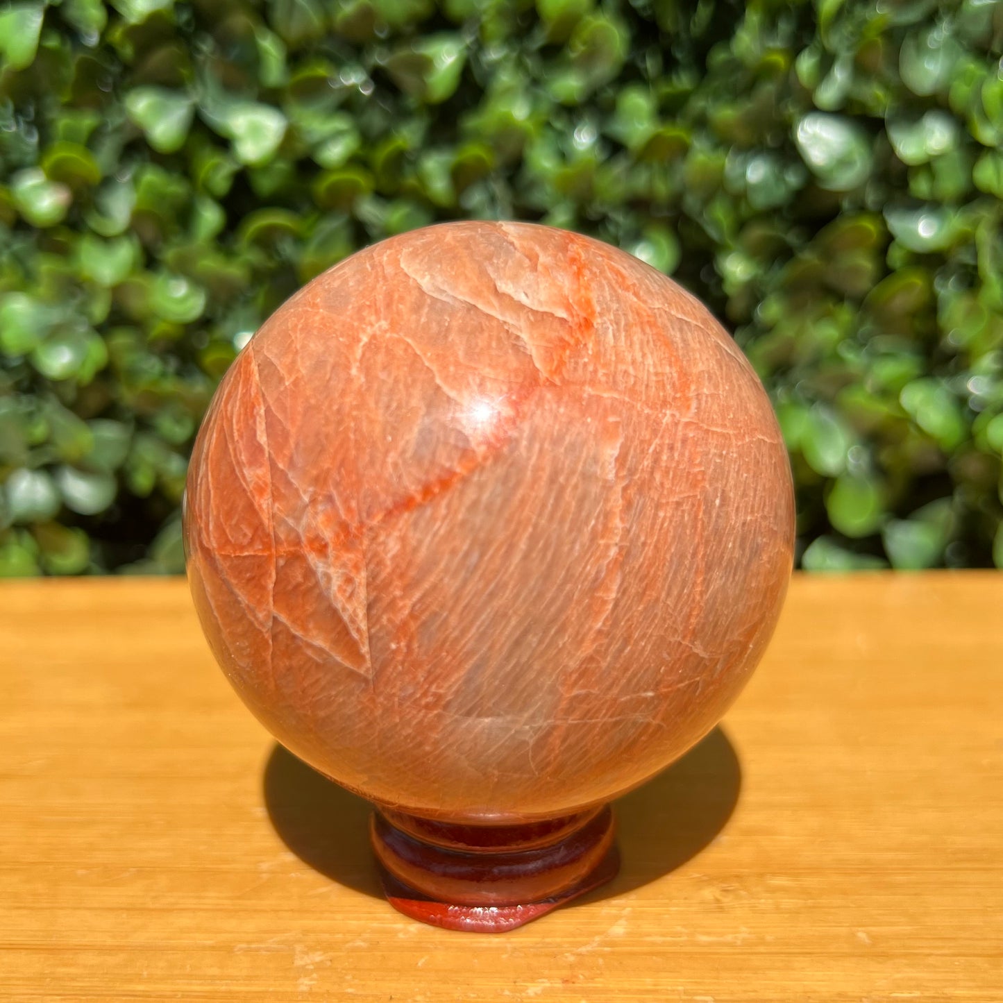Peach Moonstone Sphere